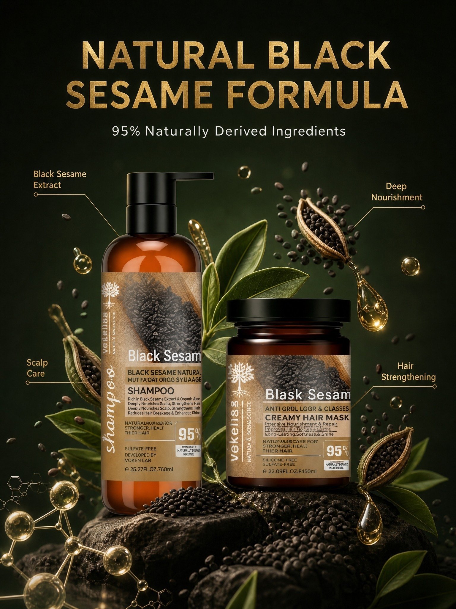 Black Sesame Hair Care - 图片 3