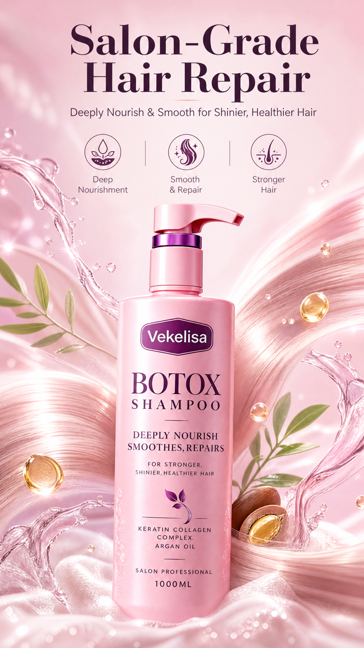 Botox Shampoo – Deep Nourishment, Smoothing & Hair Repair